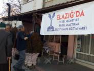 Elazığ’da ciddi oranda hasar görmüş köylerdeki depremzedeler için de seferber olduk