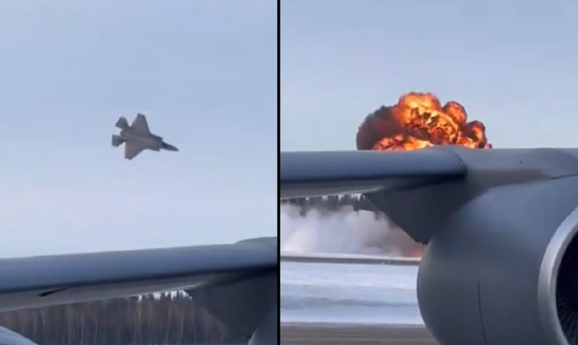 F-35 SAVAŞ UÇAĞI DÜŞTÜ