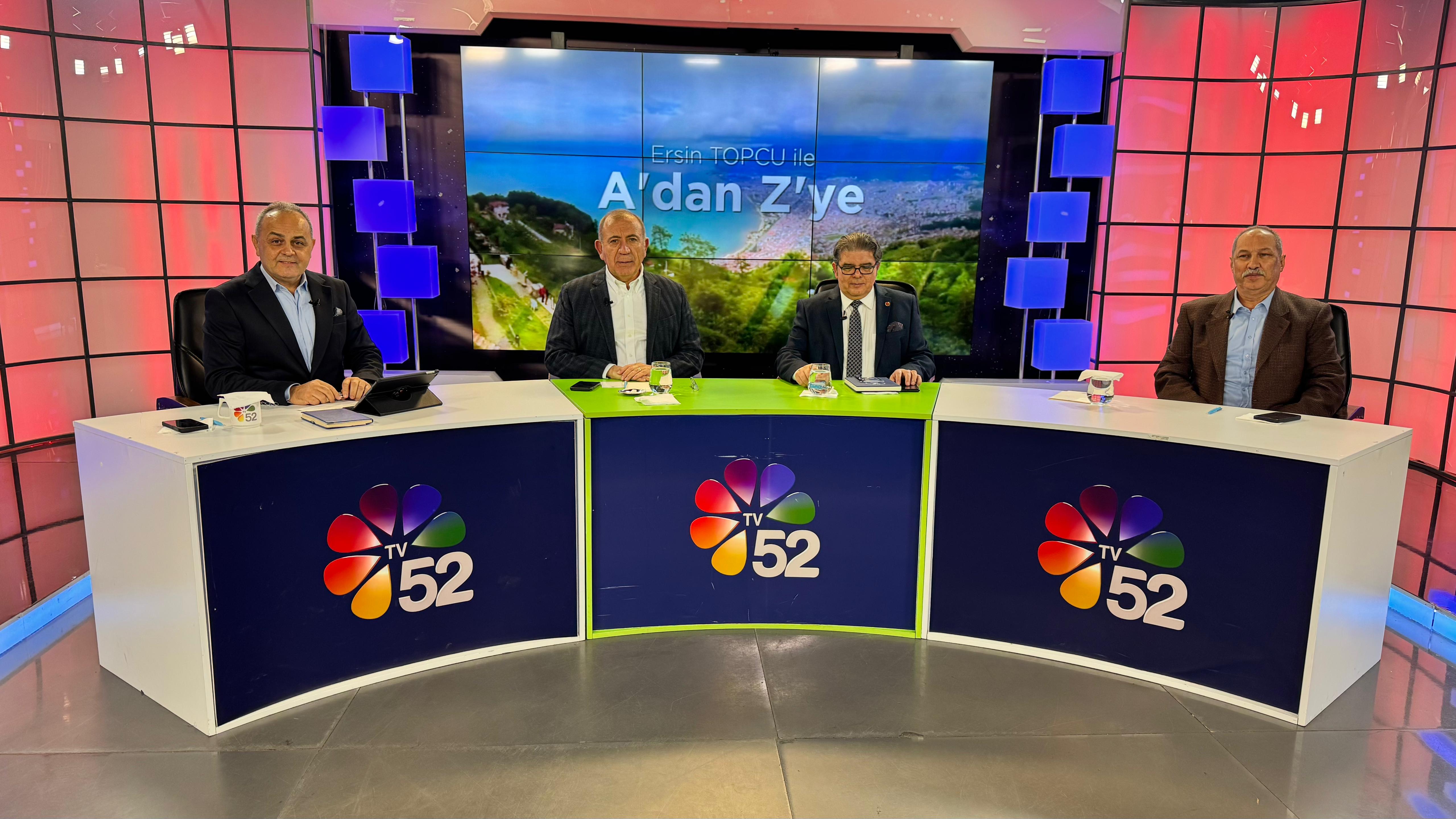 GÜRSEL TEKİN TV52'YE KONUK OLDU. KONU 