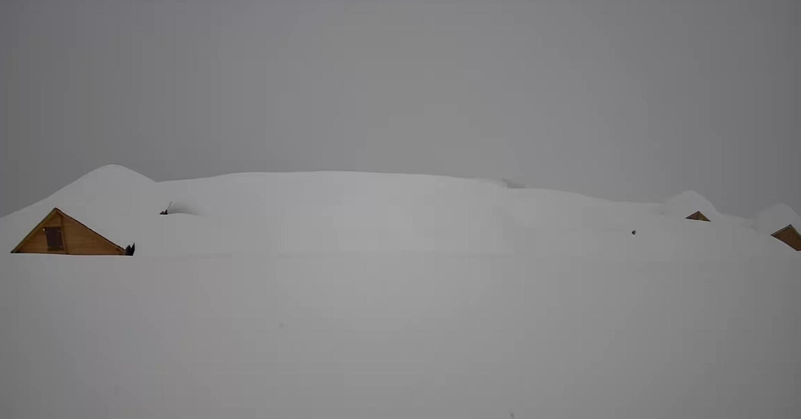 3 bin metre yükseklikteki Büyük Yayla’dan kar manzaraları