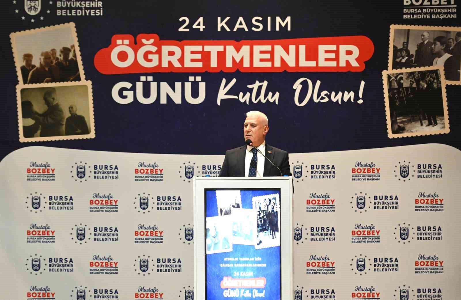 Başkan Bozbey: "Özverili eğitimcilerle Bursa’nın ve çocukların geleceği emin ellerde"