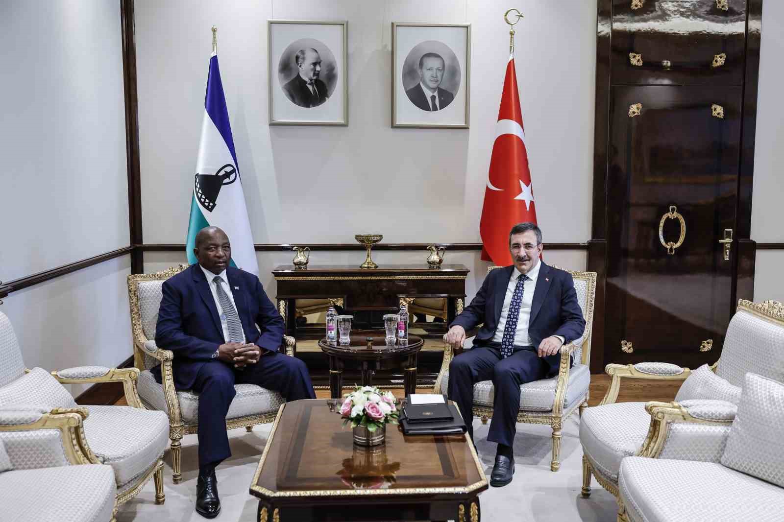 Cumhurbaşkanı Yardımcısı Yılmaz, Lesoto Başbakanı Matekane’yi kabul etti