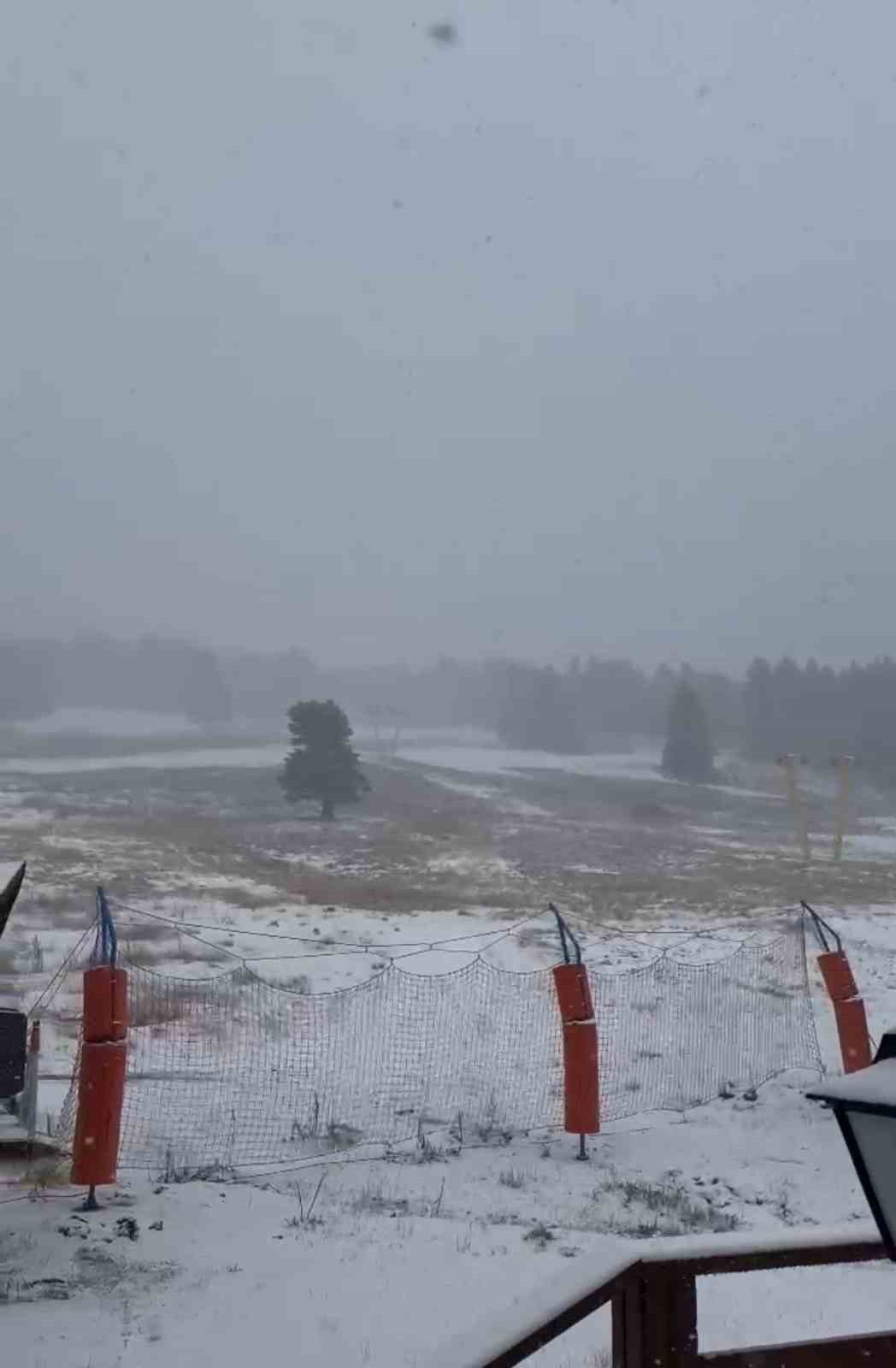 Uludağ beyaza büründü